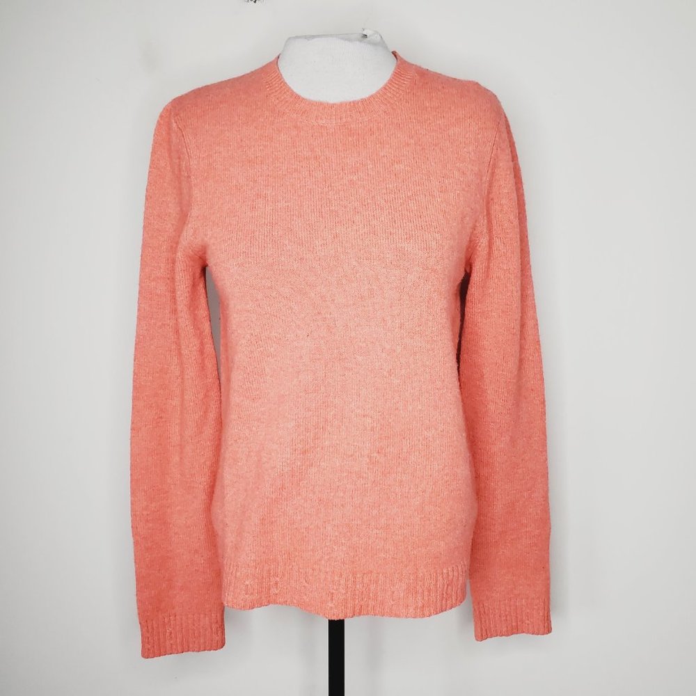 Balenciaga Knits Sweater Wool Cable Knit Fisherman Fall Winter Coral Pink 42 - Picture 3 of 14